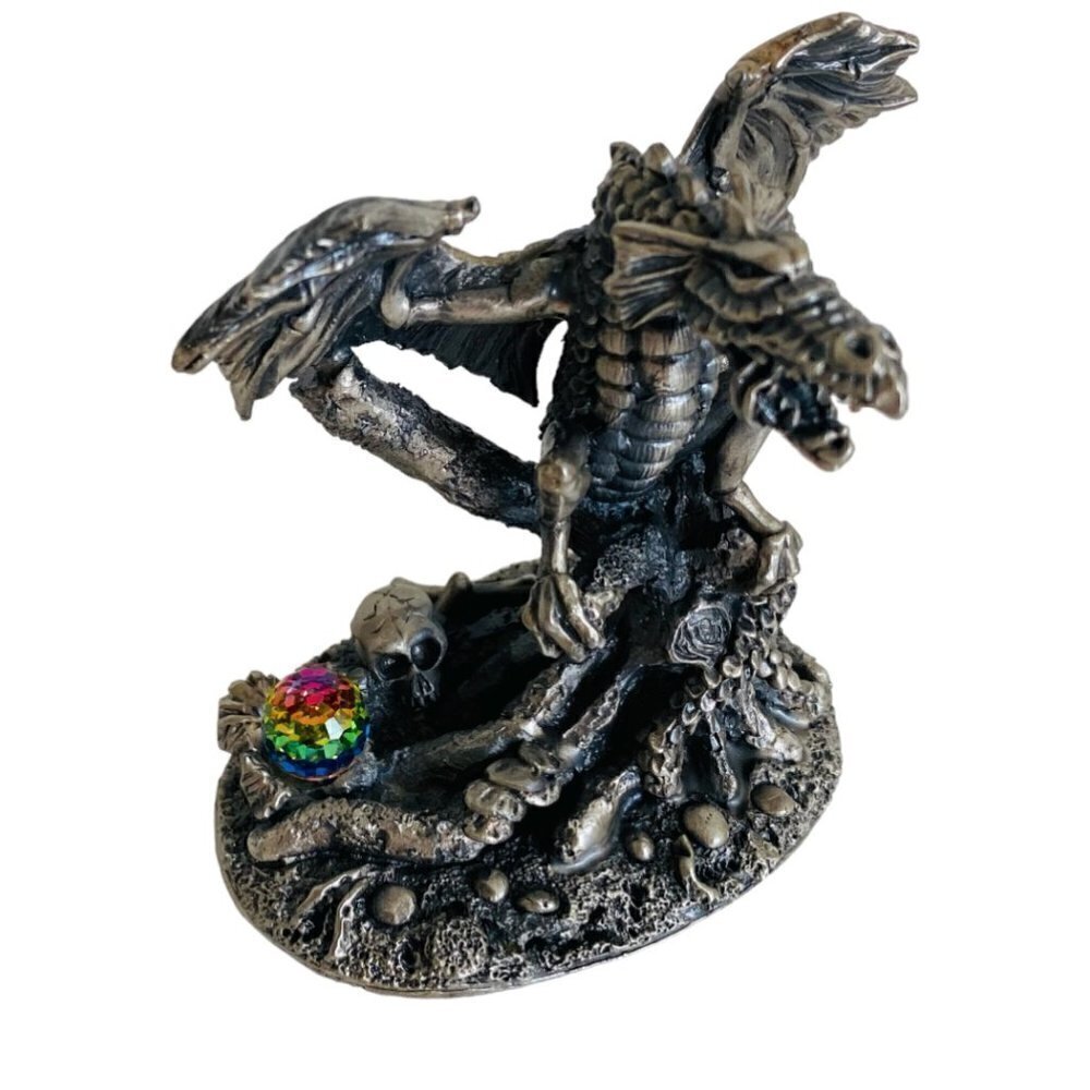 Myth & Magic Tudor Mint The Dark Dragon Pewter Figurine​​​​​​​​​​​​​